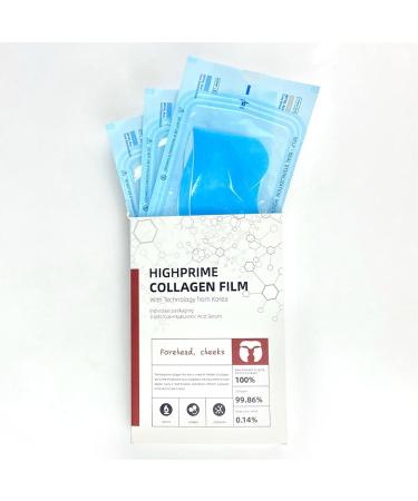 Pure Collagens Films Forehead Wrinkles Patches Melting Skincare Soluble Collagens Film Collagens Face Maskes Hydrolyzed Collagens Skin Protection for Firm Skin Prevents Fine Lines - Buy Online on GoSupps.com