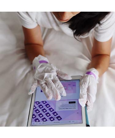 TOI L x Catherine Muller Floral Hand Mask Glove 5 Pairs | Premium Intensive Moisturizing Hand Care for Dry & Damaged Hands - Buy Online on GoSupps.com