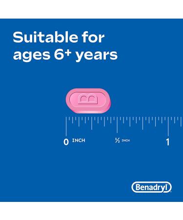 Benadryl Ultratabs Antihistamine Allergy Medicine - 48 ct Diphenhydramine HCl Tablets - Buy Online on GoSupps.com