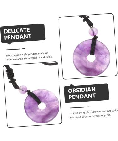 Beaupretty 3-Stone Crystal Healing Necklace with Safety Buckle - Delicate Couple's Accessory for Parties | International Shipping - Buy Online on GoSupps.com