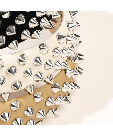 Bottone Metal Rivets Headbands Woman Makeup and Washing Face Headband Elastic Hairband for Woman Girls Skincare Headband Beige - Buy Online on GoSupps.com