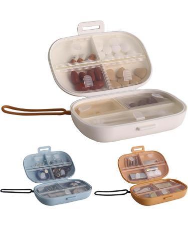 International Travel Pill Box Organizer with Lanyard - Durable & Stylish Daily Use for Outdoors - Buy Online on GoSupps.com
