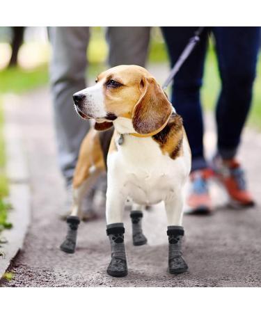 Kooltail Non-Slip Waterproof Dog Socks - Outdoor Dog Shoes with Pfot Protection & Traction Control for Hardwood Floors - Medium Gray - Buy Online on GoSupps.com