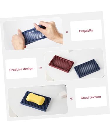 Amosfun 6 Pcs Soap Box Small Wallet for Women Soap Dish for Counter Travel Soap Case Decorative Basket Soap Dish for Tile Soap Rack Trays Soap Dishes for Bar Soap Mouse Pad Toilet - Buy Online on GoSupps.com