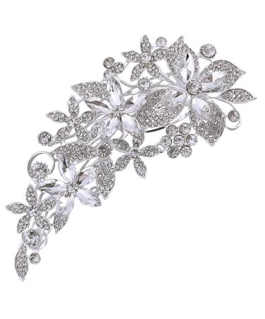 Angoily Side Comb Bridal Accessories Rhinestone Headbands Diamond Hair Accessories Pearl Headpiece Prom Headband Wedding Hair Clip Diamond Hair Clip Rhinestones Bride Rhinestone Hair up