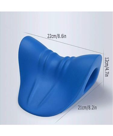 Neck Relaxer Neck Pillow Portable Cervical Traction Pillow Ergonomic Traction Neck Support Pillow for Neck Pain Relief (Color : Blue) - Buy Online on GoSupps.com