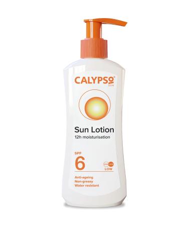 Calypso Press & Protect Sun lotion SPF6 200 ml (Pack of 1) SPF 6