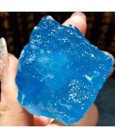 Natural Crystal Rough Natural Crystal Rough 1pcs Beautiful Natural sea Sapphire Stone Natural Aquamarine Crystal Reiki 80-90g - Buy Online on GoSupps.com