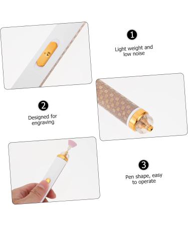 Nail Polisher White Abs Mini Grinder - Buy Online on GoSupps.com