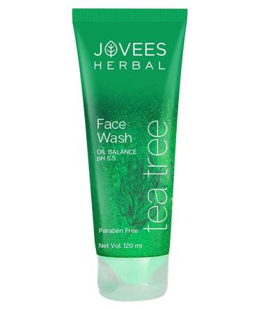 New Herbal Tea Tree Oil Control Face Wash For Oily and Sensitive Skin | Paraben and Alcohol Free (4.05 Fl Oz)