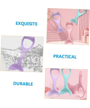 Housoutil Makeup Applicator 2pcs Mascara Brush Eyelash Makeup Tool Reusable Eye Stencils Eyeliner Stencils Eyes Template 15X5.7CMx2pcs Violetx2pcs - Buy Online on GoSupps.com