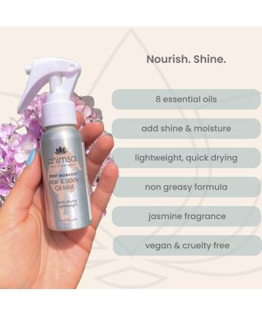 Hair & Body Oil Spray Mist | 8 Essential Oils | Quick Drying | Nourish & Moisturize | Non-Silicone | Vegan & Cruelty Free | Coconut & Argan Oil - Buy Online on GoSupps.com