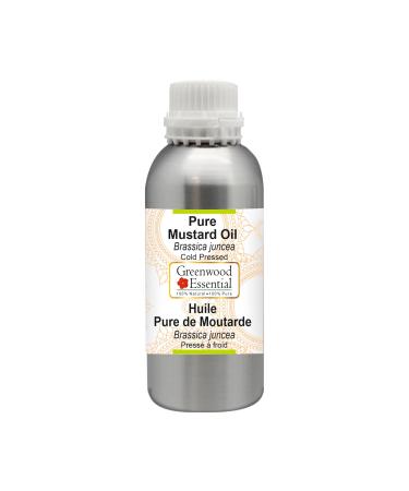 Greenwood Essential Pure Mustard Oil (Brassica juncea) Pure Therapeutic Grade Cold Pressed 1250ml (42 oz)