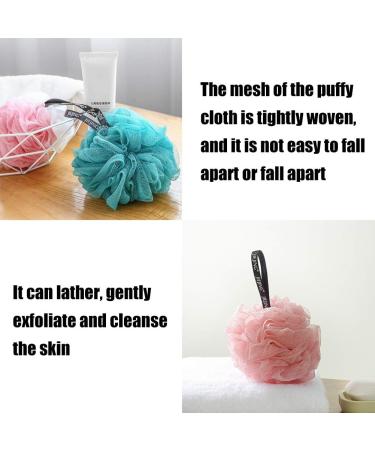 Nalcy 6-Piece Shower Sponge Set | Body Luffa Mesh Bath & Shower Puff for Healthy Skin - Perfect for Men & Women - Buy Online on GoSupps.com