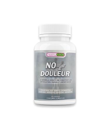 Healthy Fusion No+Douleur | Traitement anti-inflammatoire puissant | Soulage la douleur et r g n re les articulations | Curcuma Glucosamine Chondro tine | Formule efficace | 90 g lules