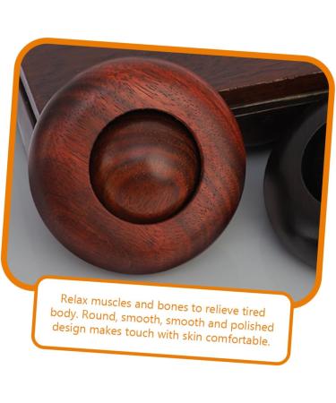 Hand Massager & Training Balls | Wooden Palm Massage & Exercise Balls for Relaxation & Hand Strength - Buy Online on GoSupps.com