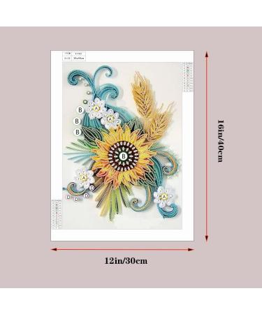 LIULIMI 5D Diamond Painting Kit - Diamond Flowers Picture for Home Wall Decor - 30x40cm - Partial Drill - Adults & Kids - Christams Theme - Buy Online on GoSupps.com