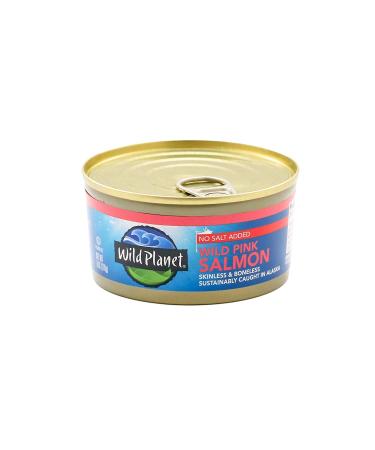 Wild Planet Wild Pink Salmon No Salt Added 6oz - 1 Pack - Buy Online on GoSupps.com