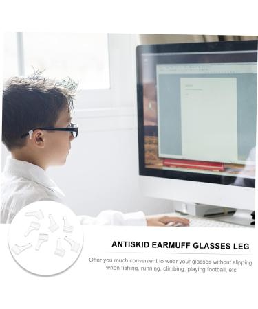 Osaladi 100 Pcs Silicone Glasses Leg Covers & Hinge Sleeves - Anti-Slip Grip for Comfort & Elasticity - Buy Online on GoSupps.com