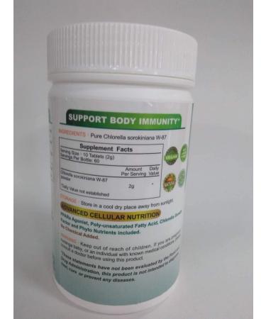 Cryptomonadales. Organic raw Spirulina Chlorella 600 Tablets - Buy Online on GoSupps.com