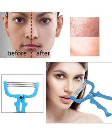 2-Piece Handheld Spring Facial Hair Remover - Beauty Epilator Tool - Buy Online on GoSupps.com