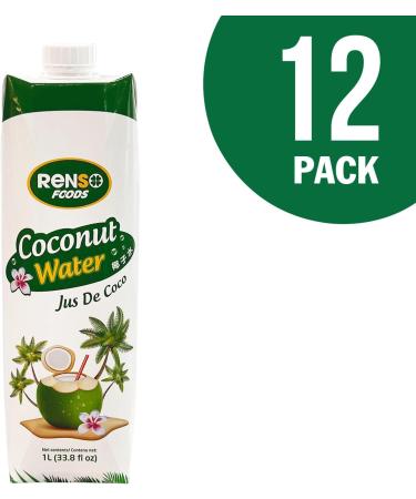 RENSO Premium Coconut Water | Pack of 12 bottles 1L 12 l (Pack of 1) - Buy Online on GoSupps.com