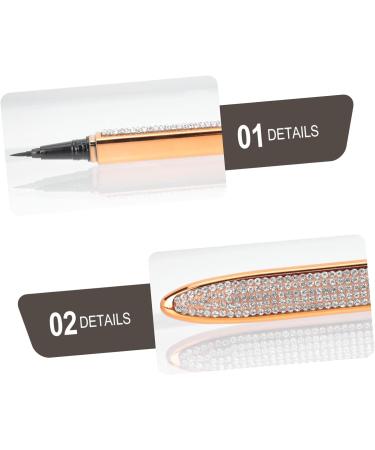 Mipcase 3pcs Eyeliner Lash Tools Brown Eye Pencil Portable Makeup Pens Makeup Supplies Miss Pretty Stamp 1 count (Pack of 1) Assorted Color - Buy Online on GoSupps.com