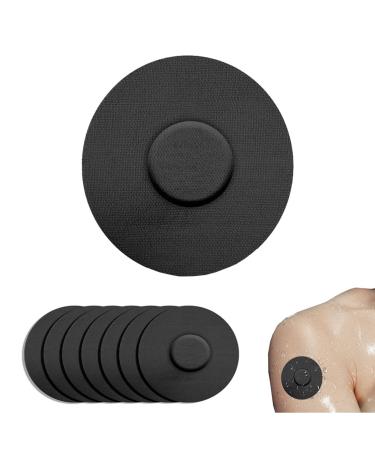 60 Pieces Waterproof Sensor Covers for Freestyle Libre 1/2/3  Sweatproof CGM Sensors Adhesive Patches Pre-Cut Continuous Glucose Monitor Protection No Glue in The Center of Tape