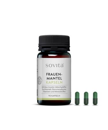 Sovita Lady's Mantle Capsules | Support for menstruation & menopause | With chasteberry & myo-inositol