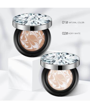 Moisturizing Essence Cushion Foundation - Hydrating BB & CC Cream with Sunscreen (01 Natural) - Buy Online on GoSupps.com