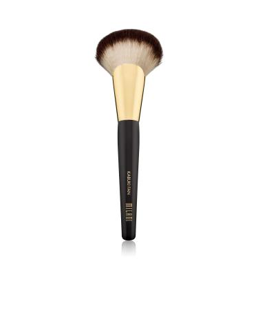 Milani Kabuki Fan Brush - Cruelty-Free Face Brush to Apply Loose & Pressed Powders - Made with High-Grade Synthetic Bristles