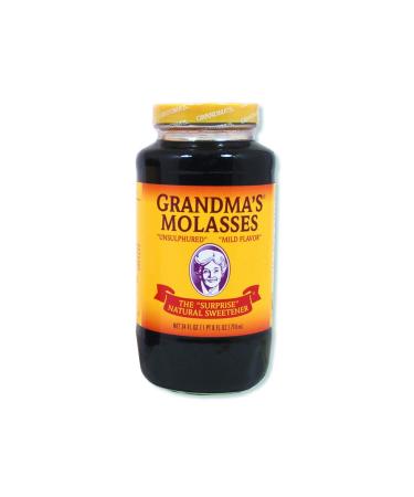 Grandma's Original Unsulphered Molasses  All Natural  Large 24 Oz Container