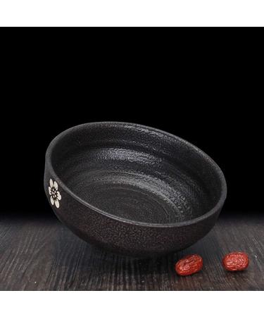 Retro Ceramic Instant Noodles Rice Ramen Bowl Style Bowl Home Shop Farmhouse Tableware Anti-scalding Soup Bowl Kitchenware (Color : OneColor Size : 21cm) 21cm OneColor - Buy Online on GoSupps.com