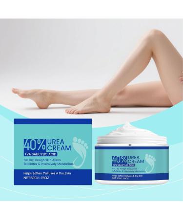  Generisch Foot Cream - 50g - Natural moisturizing and softening treatment - Lotion for dry and cracked feet - Skin care - For sensitive heels - Daily pedicure - Travel - Repair - Buy Online on GoSupps.com