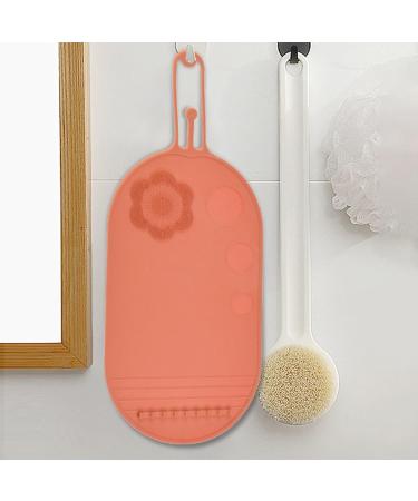 Brush Cleaning Mat | Silicone Cleanser Brush Clean Pad - Portable Cosmetic Cleaning Pads Scrubber Mat Pad for Foundation & Lip Brush brown - Buy Online on GoSupps.com
