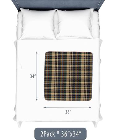 Non-Slip Waterproof Bed Pads 34x36 (2 Pack) | Kids Washable Incontinence Pads - Buy Online on GoSupps.com