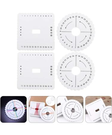 Ciieeo 8pcs Foam Beading Square DIY Kit for Handmade Mobile Accessories - Beaded Wire Plate Tools for Braided Bracelet Crafting - 10.5x10.5CM - Buy Online on GoSupps.com