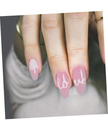 Housoutil Nail Extension Fake Nails Coffin Cosmetic False Nails Oval Nails Tips Whiting Full Coverage U as Postizas Decoradas Manicure False Nails Model Fake Acrylic Nails French Gel White - Buy Online on GoSupps.com