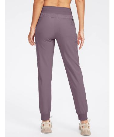 SANTINY Women's Lightweight Quick Dry Hiking Cargo Joggers - Purple Medium - Buy Online on GoSupps.com