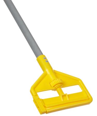 Rubbermaid Commercial Products Invader Fiberglass Wet Mop Handle, 60-Inch,  Blue, Heavy Duty Mop Head Replacement Handle for Industrial/Household Floor