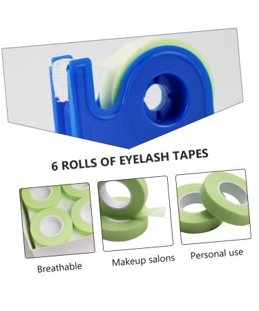 Housoutil Grafting Eyelash Tape - Best Adhesive & Non-Woven Fabric for Eyelash Extensions - 6.8x4.5cm Blue with Cutter - Buy Online on GoSupps.com