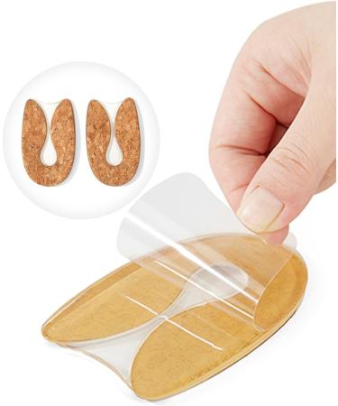 2 Pair Heel Cushion Pads for Pain Relief | U-Shape Heel Protectors for Plantar Fasciitis | Comfortable Shoe Inserts - Buy Online on GoSupps.com