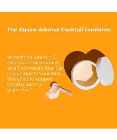Jigsaw Health Adrenal Cocktail with Wholefood Vitamin C - 8.57 oz | Boost Energy & Immunity - Buy Online on GoSupps.com