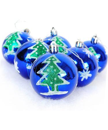 Cabilock 18 Pcs Christmas Decor Lob Christmas Baubles Decorative Christmas Hanging Ornament Balls Boxed Pack - Buy Online on GoSupps.com