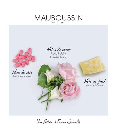 Mauboussin - Une Histoire de Femme Sensuelle 90ml (3 Fl Oz) - Eau de Parfum for Women - Floral Musky & Gourmand Scents - Buy Online on GoSupps.com