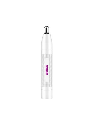 Conair Ear and Nose Hair Trimmer for Women Cordless Battery-Powered Patent 360 Bevel Blade for No Pull No Snag Trimming Experience True Glow by Conair Ladies: Battery-powered With Storage Pouch 1 Count (Pack of 1)