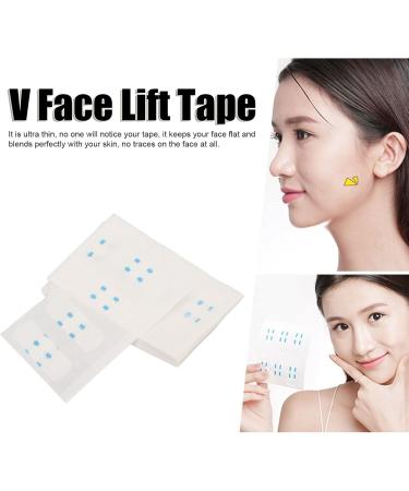 V Facelift Tape 100 Pieces Portable Wrinkle Facelift Tape for Sagging Double Chin Skin - Buy Online on GoSupps.com