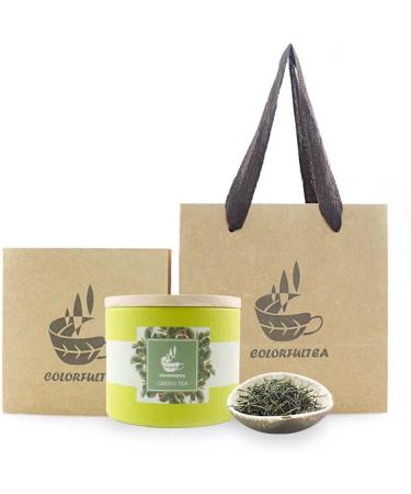 COLORFULTEA - 80g (2.85 oz) - Chinese Green Tea - Mao Jian Green Tea/Xin Yang Mao Jian/Xinyang Maojian Green Tea - High Mountain Organic White Buds Baiya Green Tea - Buy Online on GoSupps.com