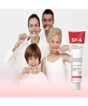SP-6 Ultra Whitening Toothpaste | Probiotics & Fresh Breath | International Shipping - Buy Online on GoSupps.com
