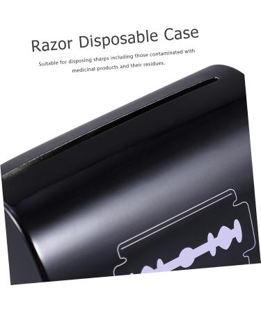 Buy Minkissy 6-Piece Blade Storage Box - Safe Travel Razor Disposal for Men | Square Razor Etui for Shaving - Buy Online on GoSupps.com